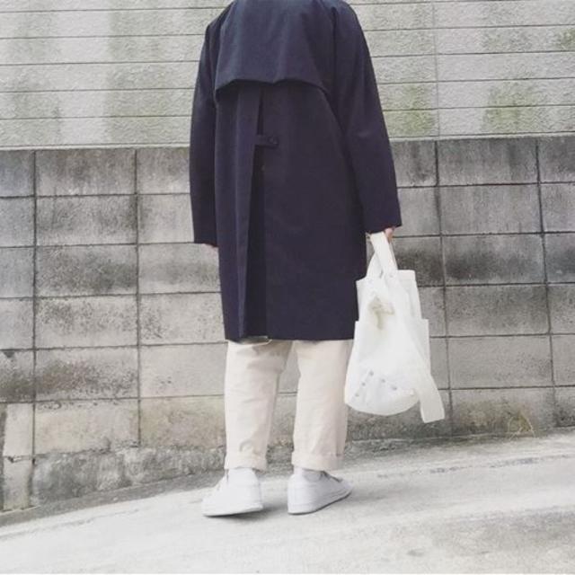 YAECA - 美品 YAECA ステンカラーコート ヤエカ ネイビー の通販 YAECA - 美品 YAECA ステンカラーコート ヤエカ ネイビー の通販