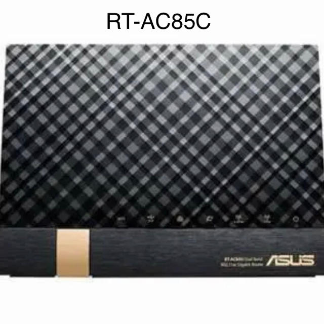 ASUS(エイスース)の【1/24まで限定価格】ASUS RT-AC85U  エイスース　ルーター スマホ/家電/カメラのPC/タブレット(PC周辺機器)の商品写真
