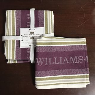 ウィリアムズソノマ(Williams-Sonoma)のキッチンタオル WILLIAMS-SONOMA ３枚セット(収納/キッチン雑貨)