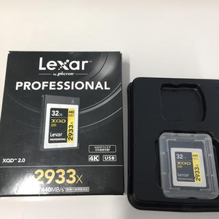 レキサー(Lexar)のレキサー Lexar XQD2.0カード 32GB LXQD32GCRBJP(デジタル一眼)