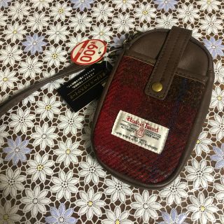 ハリスツイード(Harris Tweed)のハリスツイード 携帯ポーチ 小物ポーチにも☆(ポーチ)