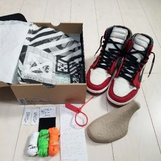 ナイキ(NIKE)のTHE 10 : AIR JORDAN 1 off-white 28.5cm(スニーカー)