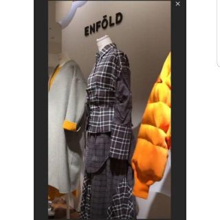 エンフォルド(ENFOLD)の2018aw エンフォルド　コレクションラインチェックワンピース(ひざ丈ワンピース)