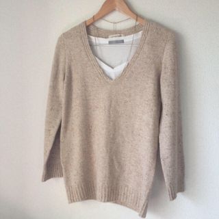 ユナイテッドアローズグリーンレーベルリラクシング(UNITED ARROWS green label relaxing)の未使用！レーベルリラクシングVニット ♡(ニット/セーター)