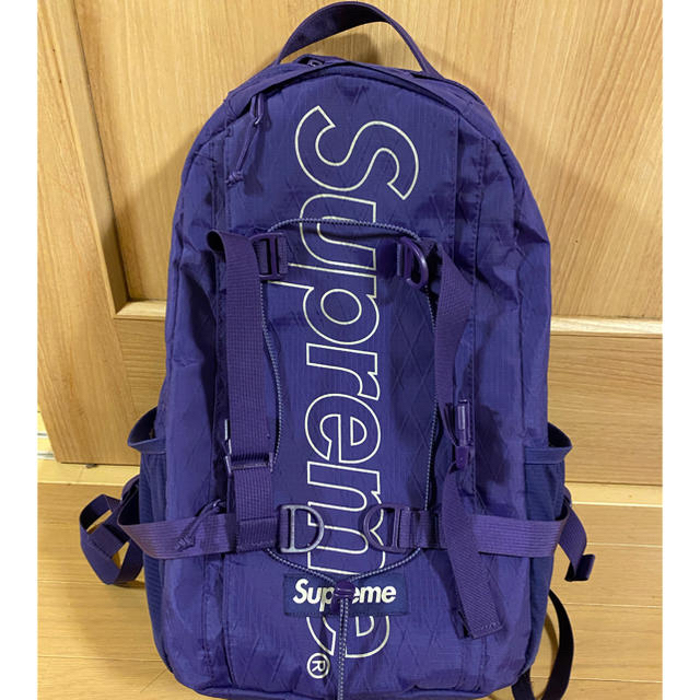 Supreme backpack 18fw purple