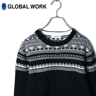 グローバルワーク(GLOBAL WORK)のGLOBAL WORK ( グローバル ワーク ) ニット 切替 カットソー(Tシャツ/カットソー(七分/長袖))