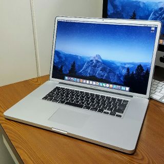 マック(Mac (Apple))の美品 Macbook Pro 17インチ 8GB/SSD128GB office(ノートPC)