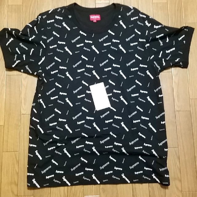 Supreme scatter ringer tee黒M - Tシャツ/カットソー(半袖/袖なし)