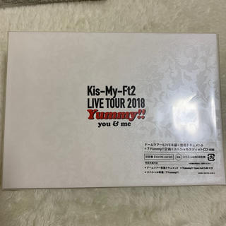 キスマイフットツー(Kis-My-Ft2)のLIVE　TOUR　2018　Yummy！！　you＆me（初回盤） DVD(ミュージック)