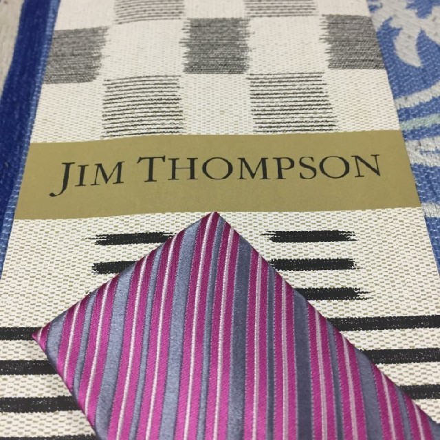 JIM THOMPSON ジムトンプソン ネクタイ ピンク 輝く高品質な www.skytrac.ca