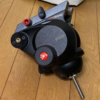 マンフロット(Manfrotto)の【美品】Manfrotto ビデオ雲台 75mm 504HD マンフロット(その他)