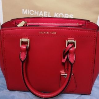 マイケルコース(Michael Kors)の新品未使用MKマイケルコース赤バッグ(ショルダーバッグ)