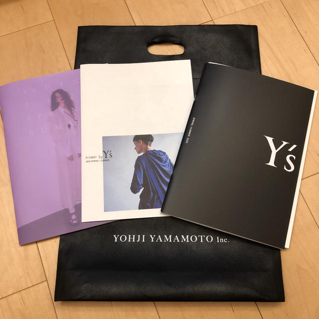 Yohji Yamamoto(ヨウジヤマモト)のy's y-3 ヨウジヤマモト カタログ　2020 ss 袋付き メンズのバッグ(その他)の商品写真