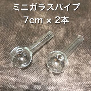 喫煙具　ミニガラスパイプ 2本(タバコグッズ)