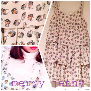 メリージェニー(merry jenny)のmerryjenny カップケーキワンピ(ミニワンピース)