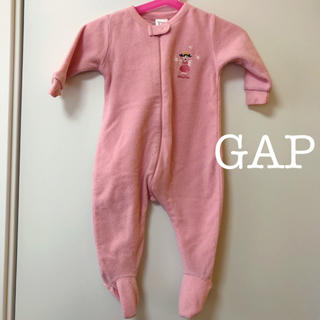 ベビーギャップ(babyGAP)のbaby gap フリースロンパース3〜6m(カバーオール)