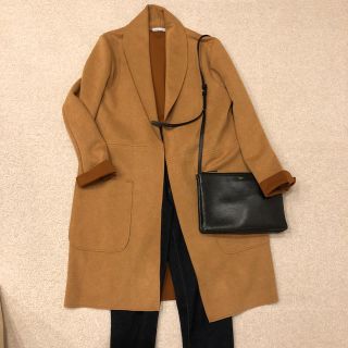 ザラ(ZARA)のZARA レザー風　コート(ロングコート)