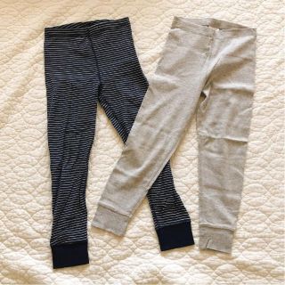 エイチアンドエム(H&M)の美品110cm●H&M…レギンススパッツ2枚set(色柄別)●(パンツ/スパッツ)