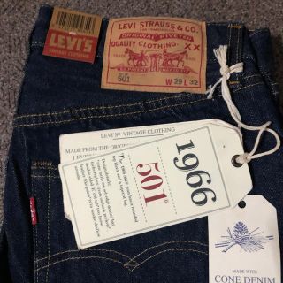 リーバイス(Levi's)の1966前期501新品未使用 復刻LVC 66501 (デニム/ジーンズ)