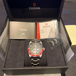 チュードル(Tudor)のチューダー　ヘリテージブラックベイ　GMT(腕時計(アナログ))