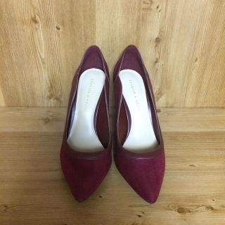 チャールズアンドキース(Charles and Keith)のお値下げ ボルドー パンプス(ハイヒール/パンプス)