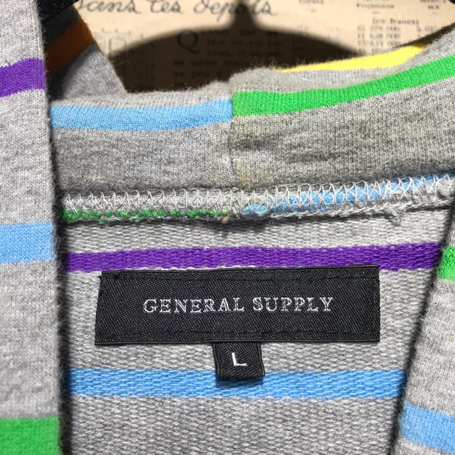 SHIPS(シップス)のGENERAL SUPPLY ジェネラルサプライ スウェットパーカー L メンズのトップス(パーカー)の商品写真