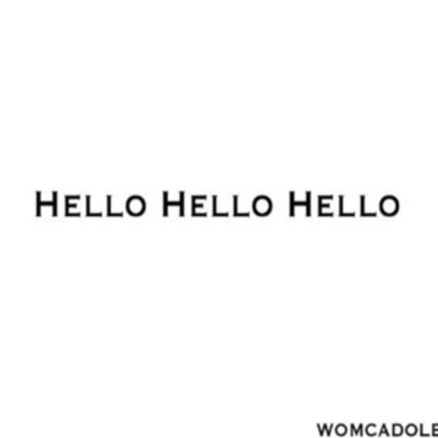 WOMCADOLE / HELLO HELLO HELLOエンタメ/ホビー