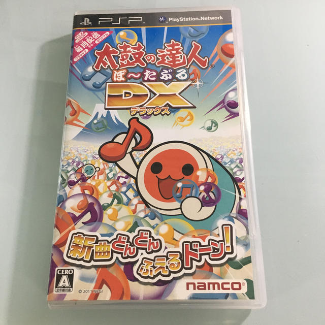 PlayStation Portable(プレイステーションポータブル)の太鼓の達人ぽ~たぶるDX PSP エンタメ/ホビーのゲームソフト/ゲーム機本体(携帯用ゲームソフト)の商品写真