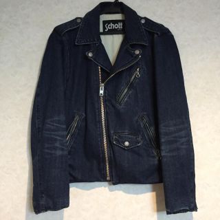 ショット(schott)のschott デニムライダース(ライダースジャケット)