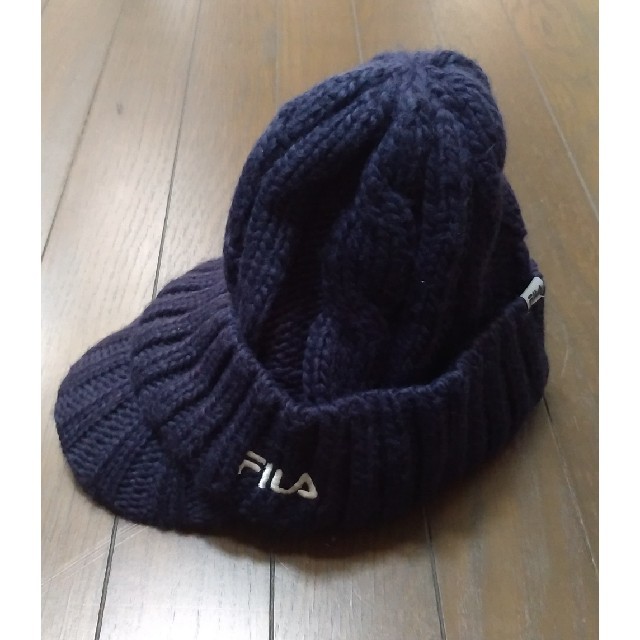 FILA(フィラ)の【新品未使用】FILA ニットキャスケット レディースの帽子(ニット帽/ビーニー)の商品写真