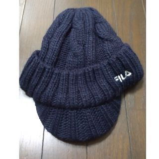 フィラ(FILA)の【新品未使用】FILA ニットキャスケット(ニット帽/ビーニー)