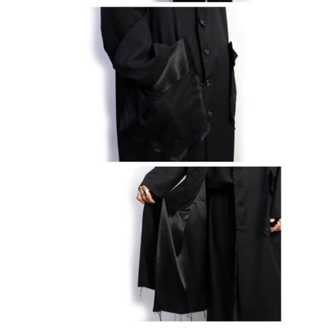 Yohji Yamamoto(ヨウジヤマモト)のsulvam 18aw over coat サルバム オーバーコート S メンズのジャケット/アウター(ステンカラーコート)の商品写真