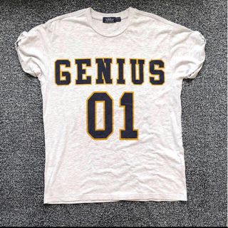 トップマン(TOPMAN)のTOPMAN"GENIUS01" トップス　Lサイズ(Tシャツ/カットソー(半袖/袖なし))