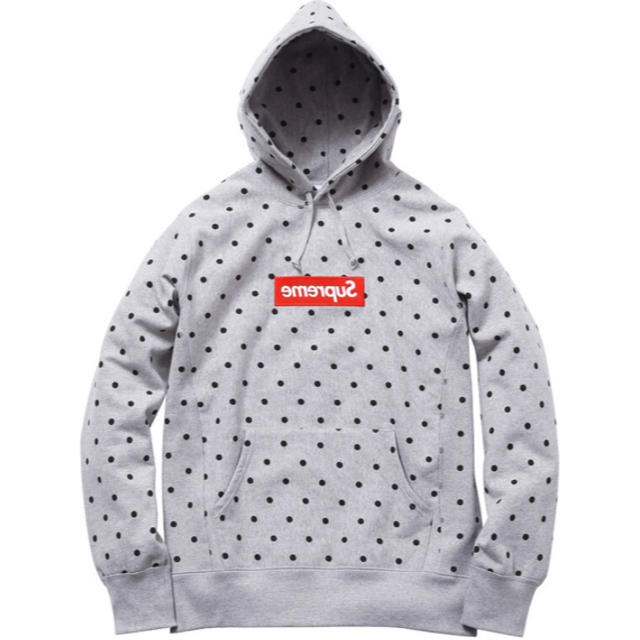 Supreme(シュプリーム)のsupreme box logo hoodie ギャルソン グレー　サイズS メンズのトップス(パーカー)の商品写真