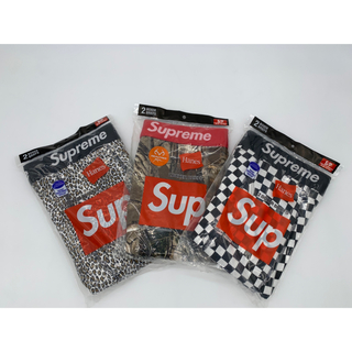 シュプリーム(Supreme)のSupreme　ボクサーパンツ　S　カモ　チェック　リアルツリー　3袋セット(ボクサーパンツ)