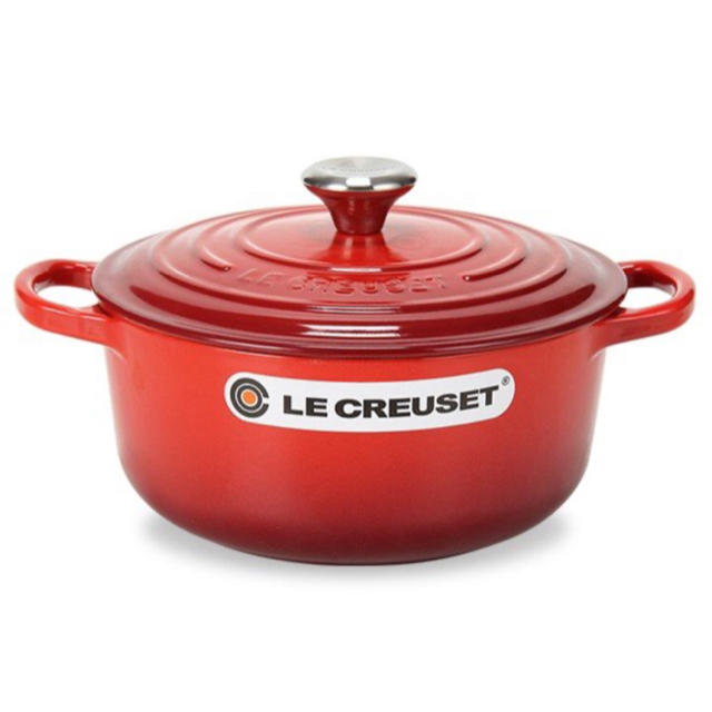 LE CREUSET(ルクルーゼ)の■日本正規品■新品■ル・クルーゼ■20cm ココットロンド チリレッド インテリア/住まい/日用品のキッチン/食器(鍋/フライパン)の商品写真