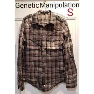ジェネティックマニピュレイション(Genetic Manipulation)のGenetic Manipulation サイズS チェックシャツ ネルシャツ(シャツ)
