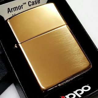 ジッポー(ZIPPO)の(送料込み)ZIPPO◇アーマーゴールドポリッシュ◇金タンク◇新品◇ジッポ(タバコグッズ)