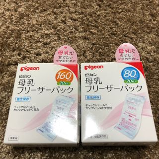 ピジョン(Pigeon)のpigeon 母乳　フリーザーパック　160ml×16枚　80ml×6枚(その他)