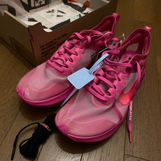 ナイキ(NIKE)の希少サイズ新品未使用 NIKE × OFF-WHITE ズームフライ(スニーカー)