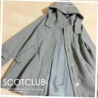 スコットクラブ(SCOT CLUB)のSCOTCLUB♡美品薄グレーコート(その他)