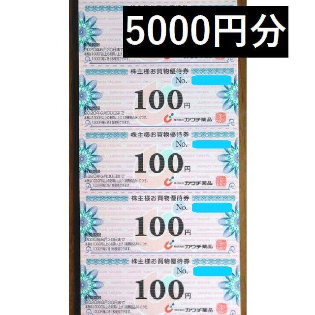 【ラスト1点】 カワチ薬品 株主優待 最新 20/6まで 5,000円 ④の通販 by しー｜ラクマ