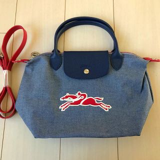 ロンシャン(LONGCHAMP)の【新品未使用】ロンシャン デニム2wayバッグ(トートバッグ)