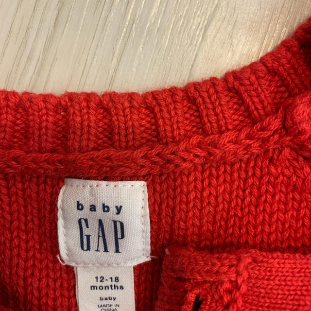 GAP(ギャップ)の美品 GAP ギャップ ニット ワンピース babyGAP  キッズ/ベビー/マタニティのキッズ服女の子用(90cm~)(ワンピース)の商品写真