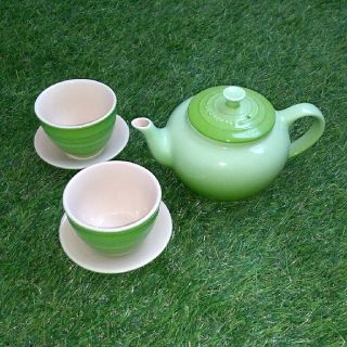 ルクルーゼ(LE CREUSET)のル・クルーゼ　急須&湯呑茶碗2つセット(食器)