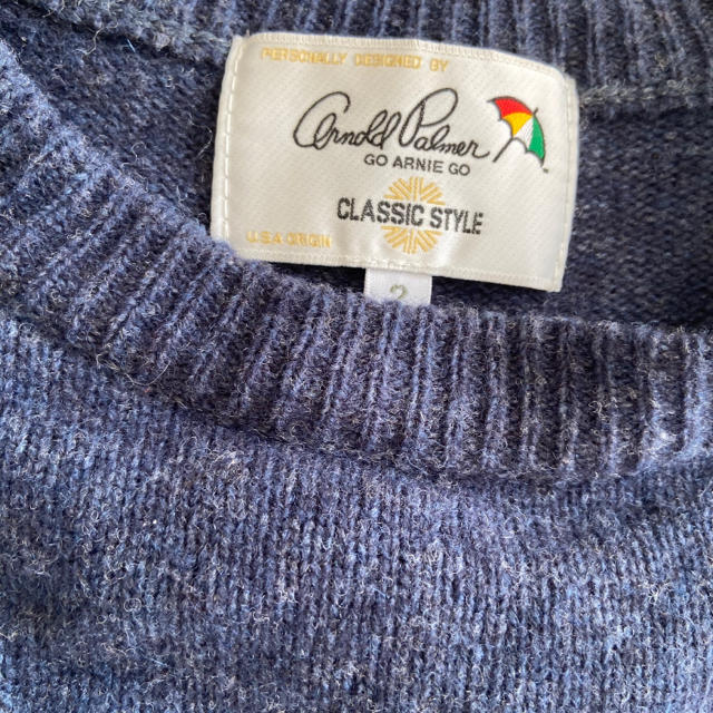 Arnold Palmer(アーノルドパーマー)の親子お揃いニット キッズ/ベビー/マタニティのベビー服(~85cm)(ニット/セーター)の商品写真