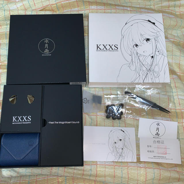 水月雨 moondrop KXXS 高音質イヤホン - ヘッドフォン/イヤフォン