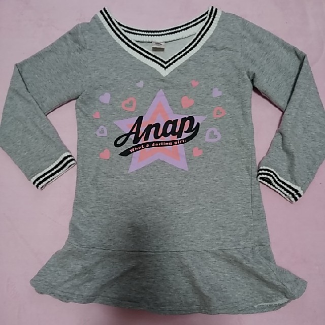 ANAP Kids(アナップキッズ)のアナップキッズ、ワンピース❤130 キッズ/ベビー/マタニティのキッズ服女の子用(90cm~)(ワンピース)の商品写真