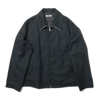 コモリ(COMOLI)のAURALEE WOOL SERGE ZIP-UP BLOUSON(ブルゾン)