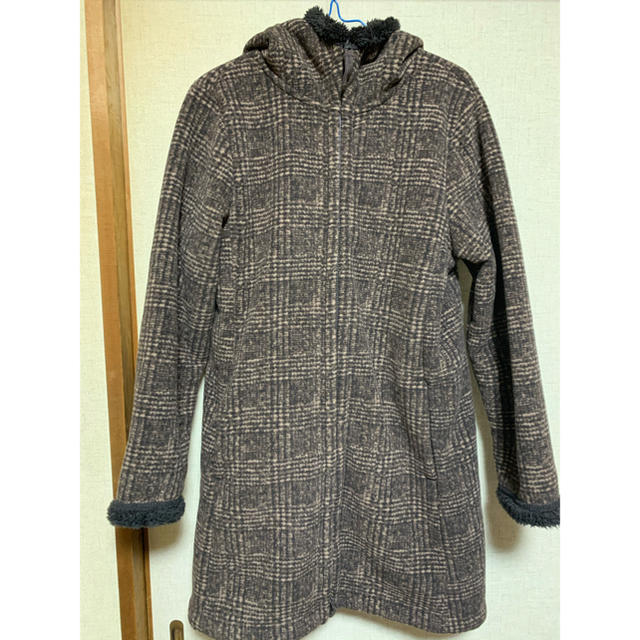 UNIQLO(ユニクロ)の【中古品・美品】ユニクロ　UNIQLO 裏ボアコート レディースのジャケット/アウター(ロングコート)の商品写真